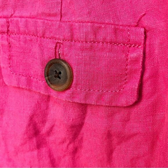 J. CREW BAIRD MCNUTT WEAVERS PINK LINEN PANTS SIZE 4 - Picture 6 of 7